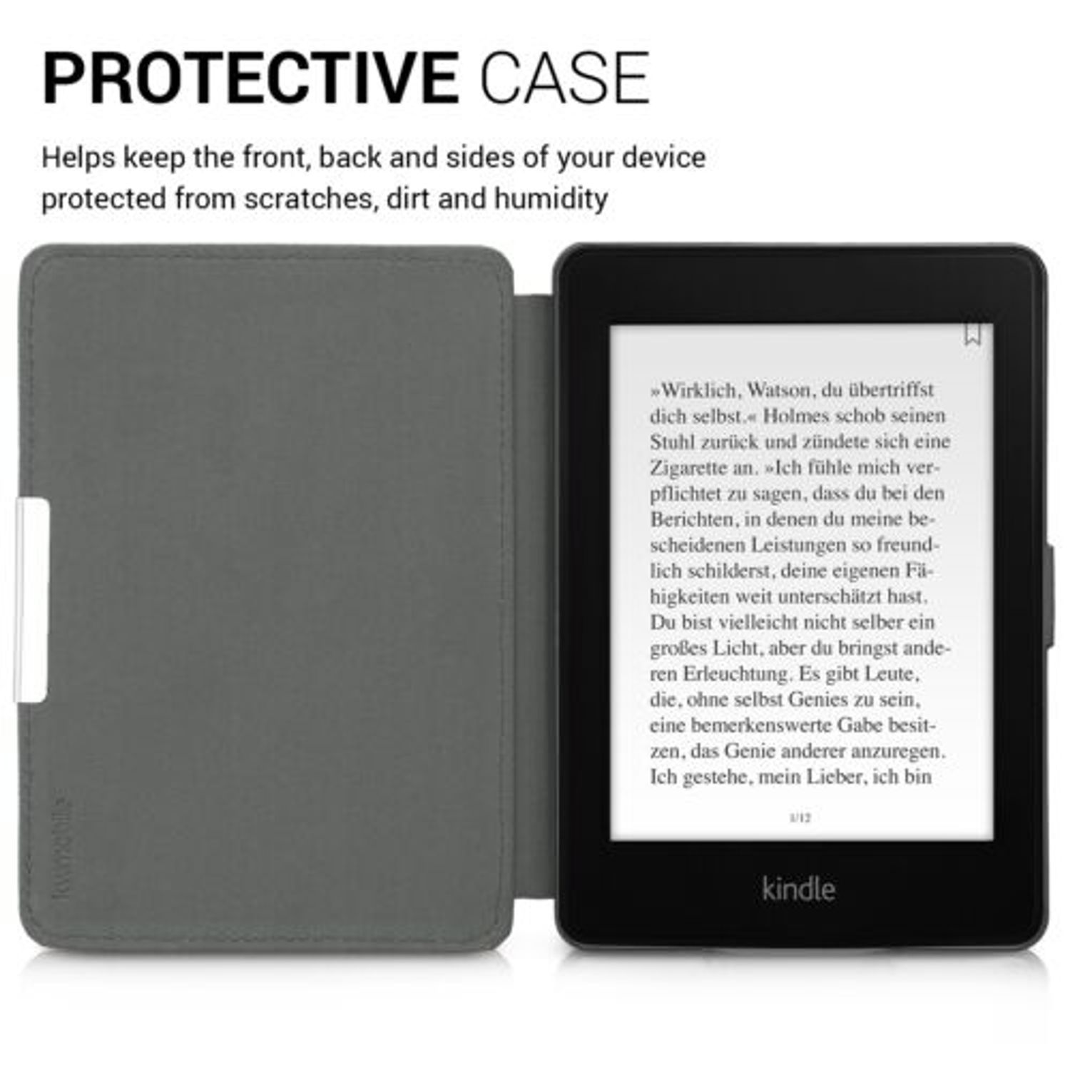 Husa pentru Kindle Paperwhite 7, Piele ecologica, Multicolor, 45569.13 fotografia produsului View 3 L