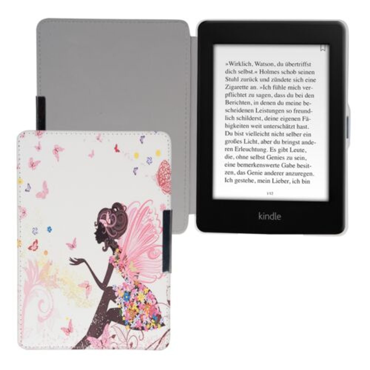 Husa pentru Kindle Paperwhite 7, Piele ecologica, Multicolor, 23138.01 fotografia produsului View 2 L