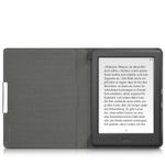 Husa pentru Kobo Glo HD/Touch 2.0, Textil, Gri, 43008.19 fotografia produsului View 8 S