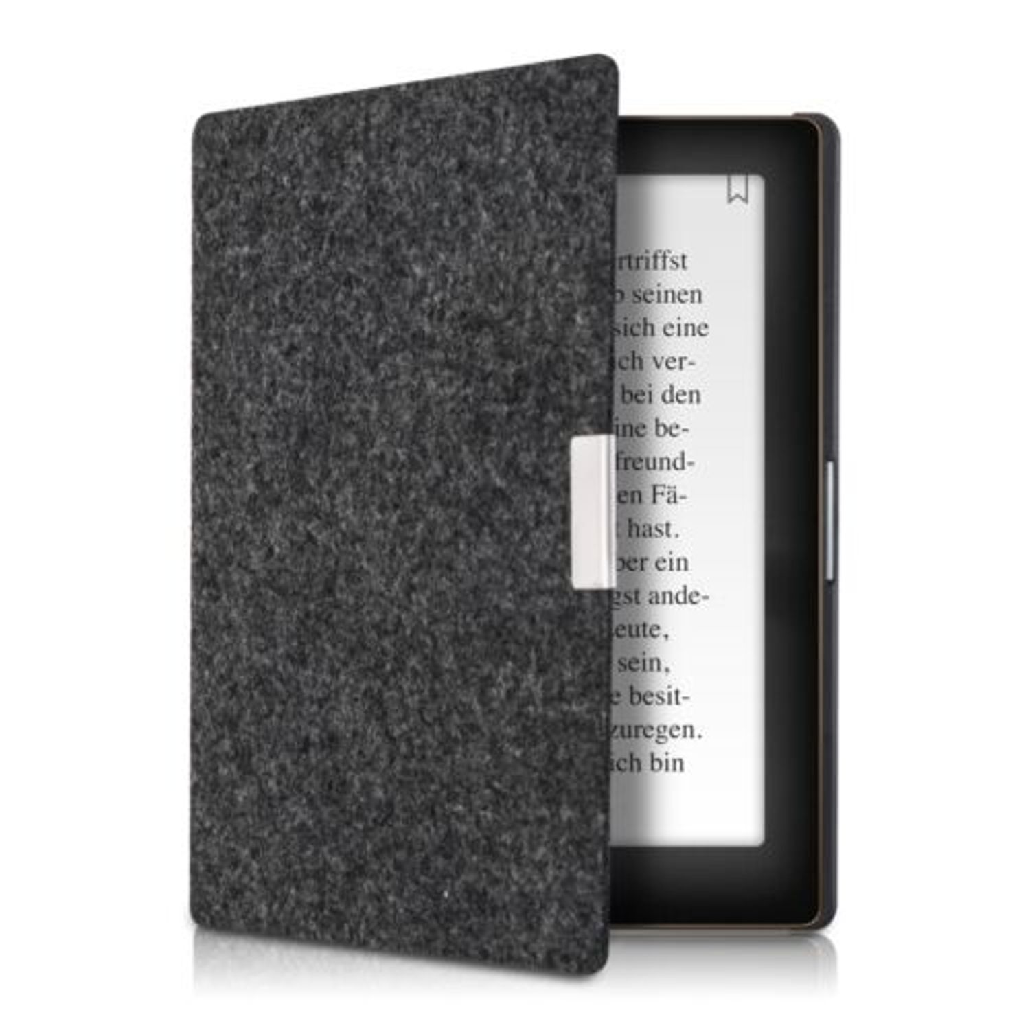 Husa pentru Kobo Aura Edition 1, Textil, Gri, 34346.19 fotografia produsului