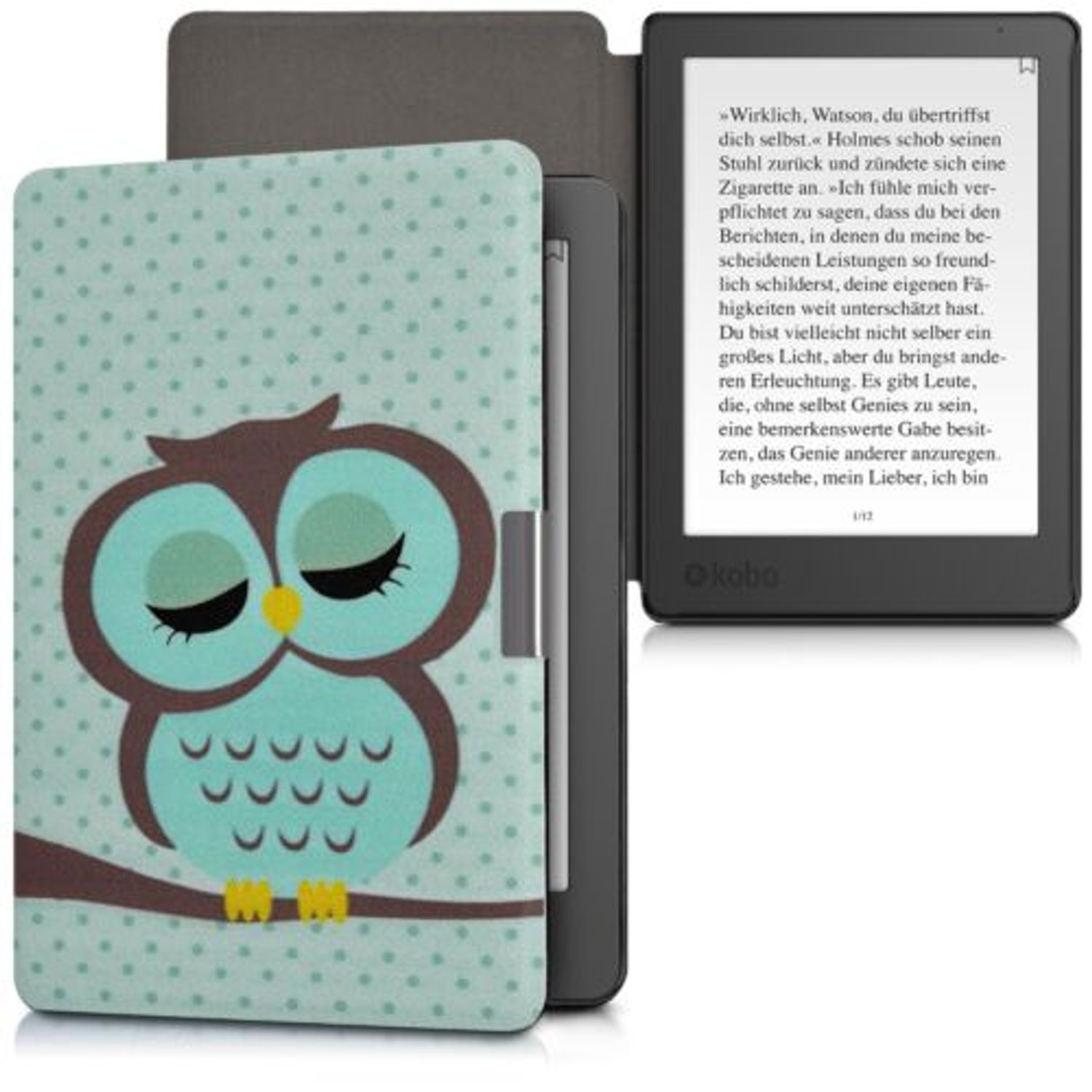 Husa pentru Kobo Aura Edition 2, Piele ecologica, Multicolor, 39841.17 fotografia produsului View 2 L