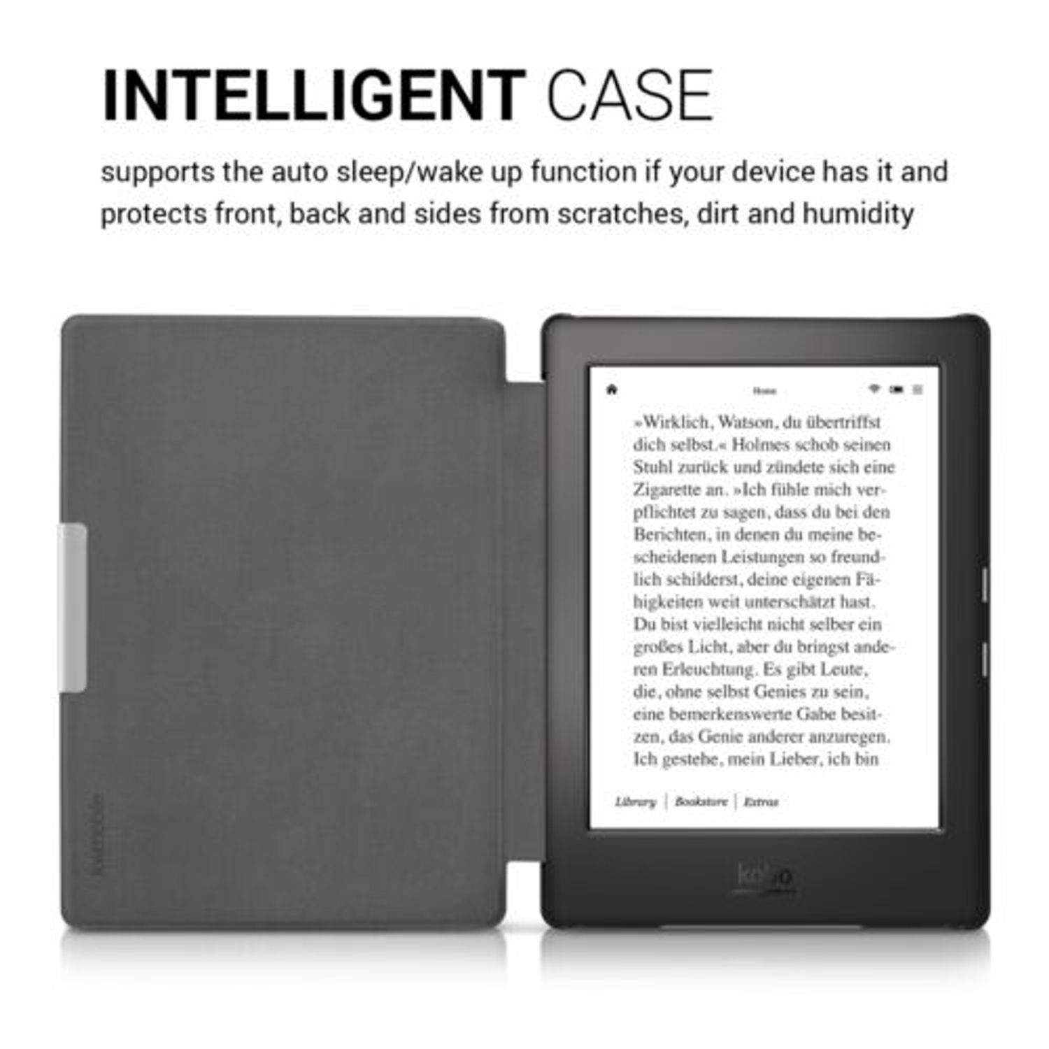 Husa pentru Kobo Aura H2O Edition 1, Piele ecologica, Multicolor, 31485.02 fotografia produsului View 6 L