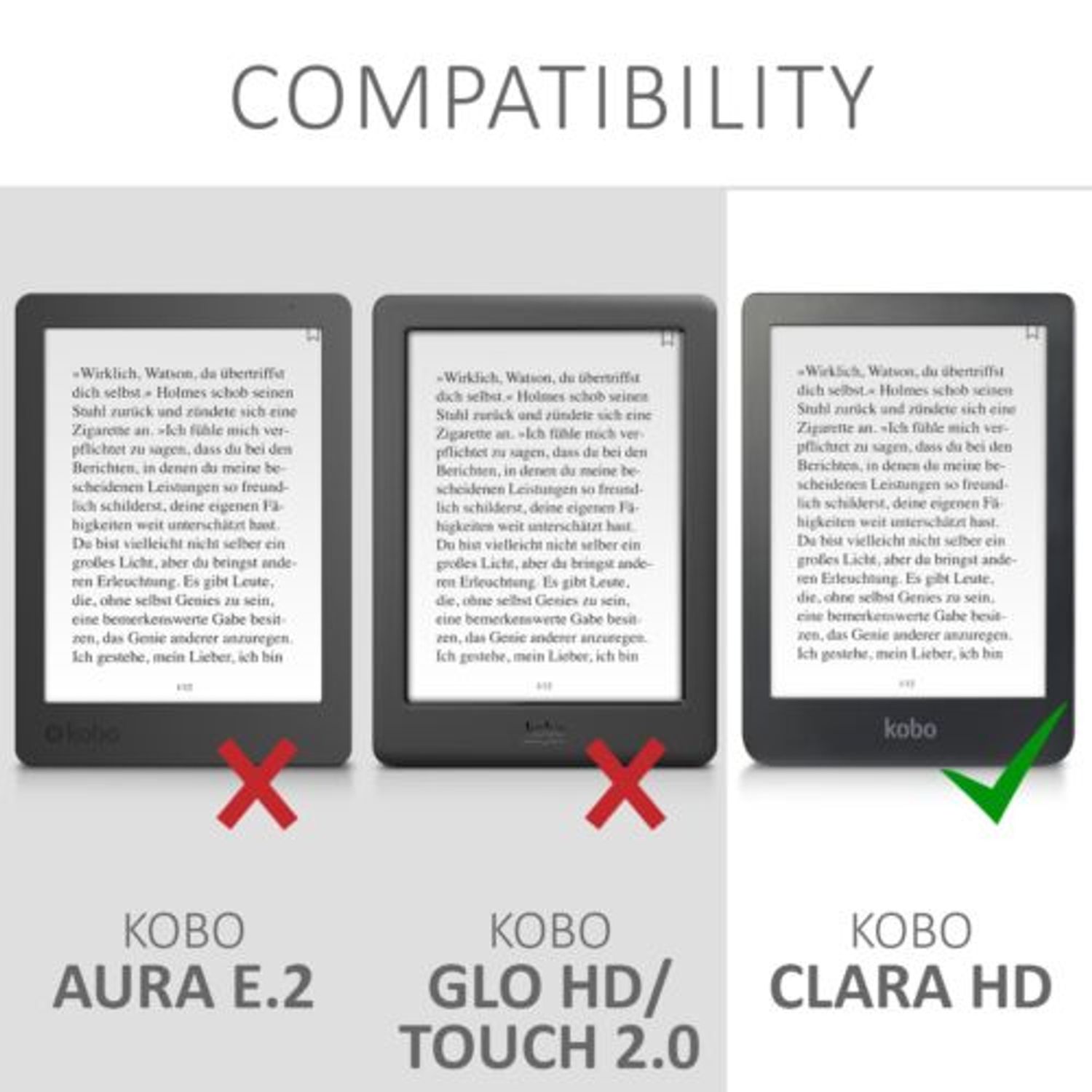 Husa pentru Kobo Clara HD, Piele ecologica, Multicolor, 45220.05 fotografia produsului View 6 L