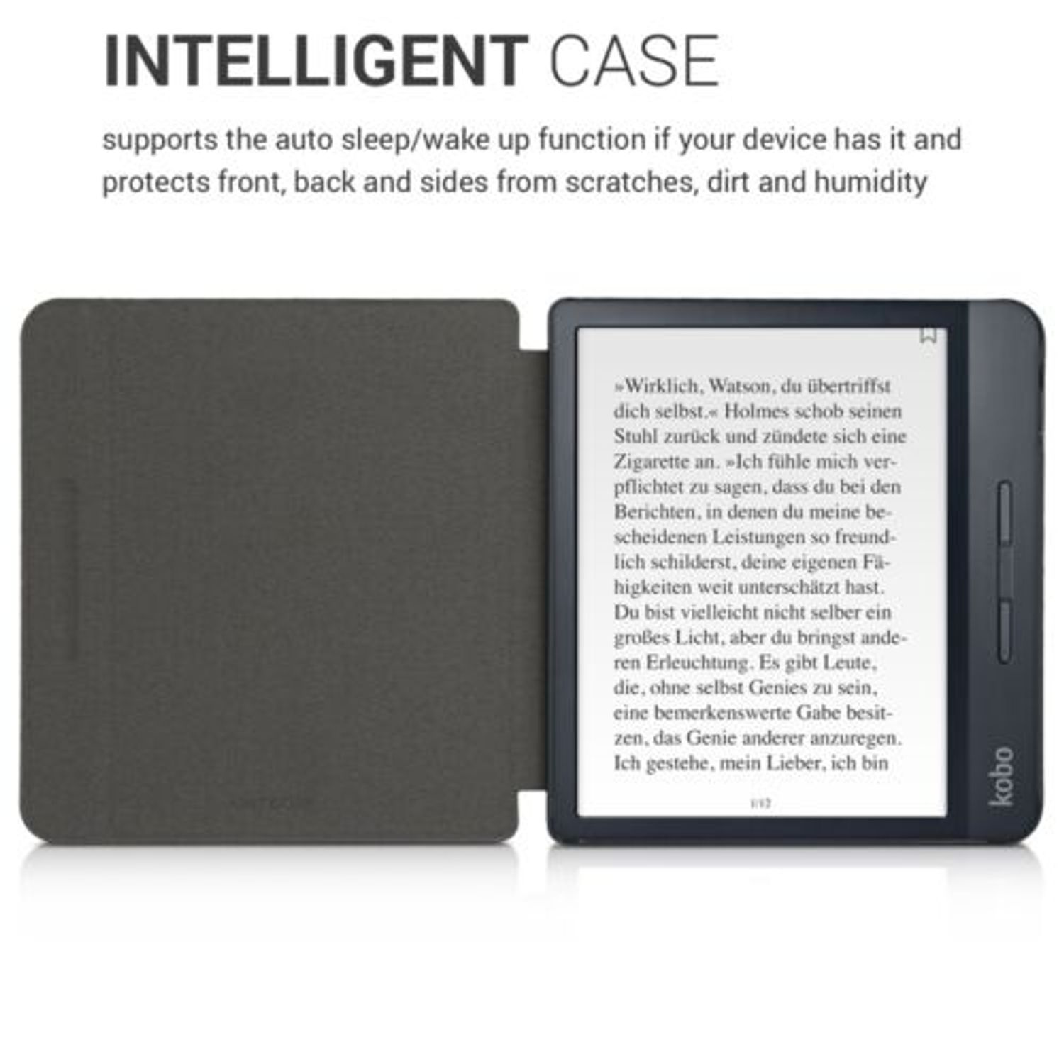 Husa pentru Kobo Libra H2O, Piele ecologica, Multicolor, 50300.07 fotografia produsului View 5 L