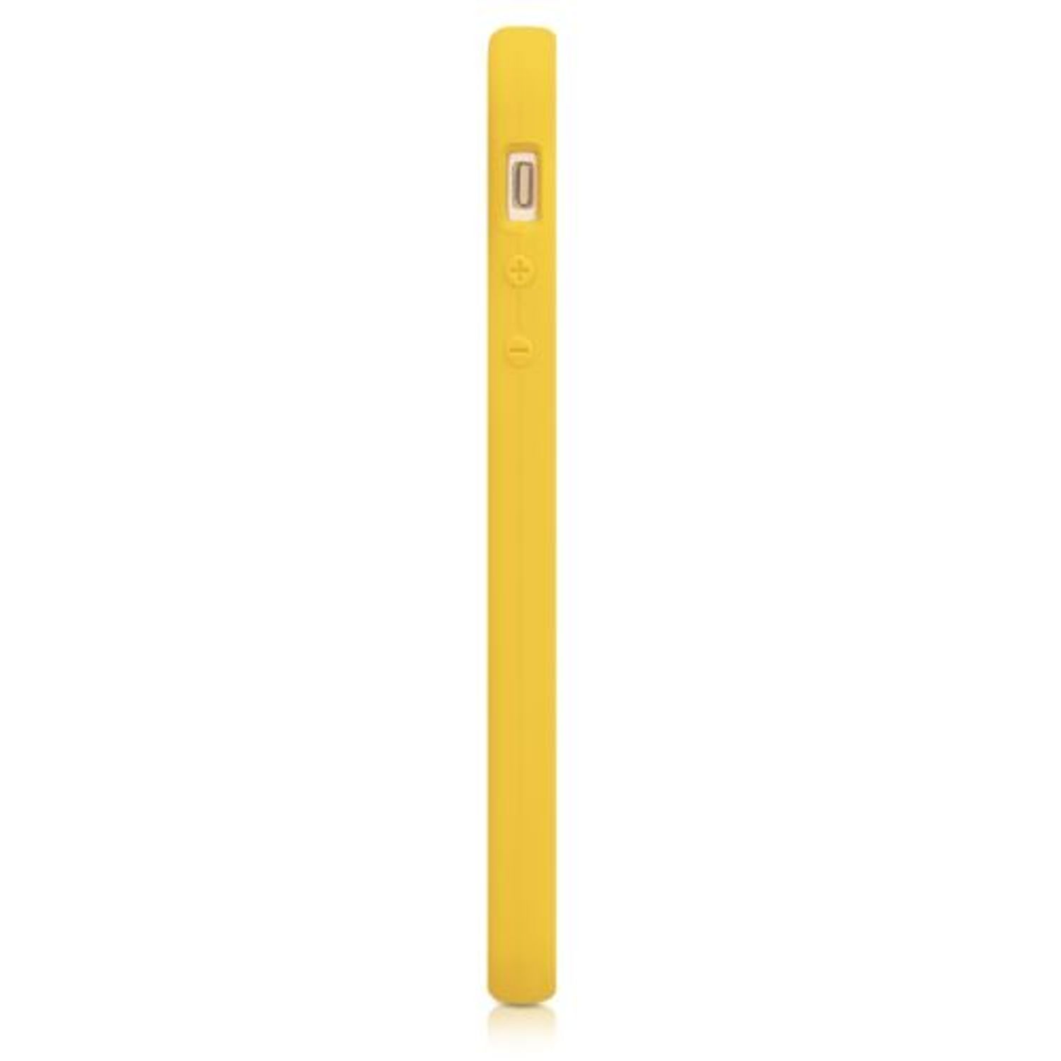 Husa pentru Apple iPhone 5/iPhone 5s/iPhone SE, Silicon, Galben, 42766.165 fotografia produsului View 5 L