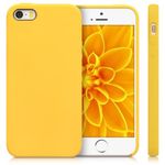Husa pentru Apple iPhone 5/iPhone 5s/iPhone SE, Silicon, Galben, 42766.165 fotografia produsului View 2 S