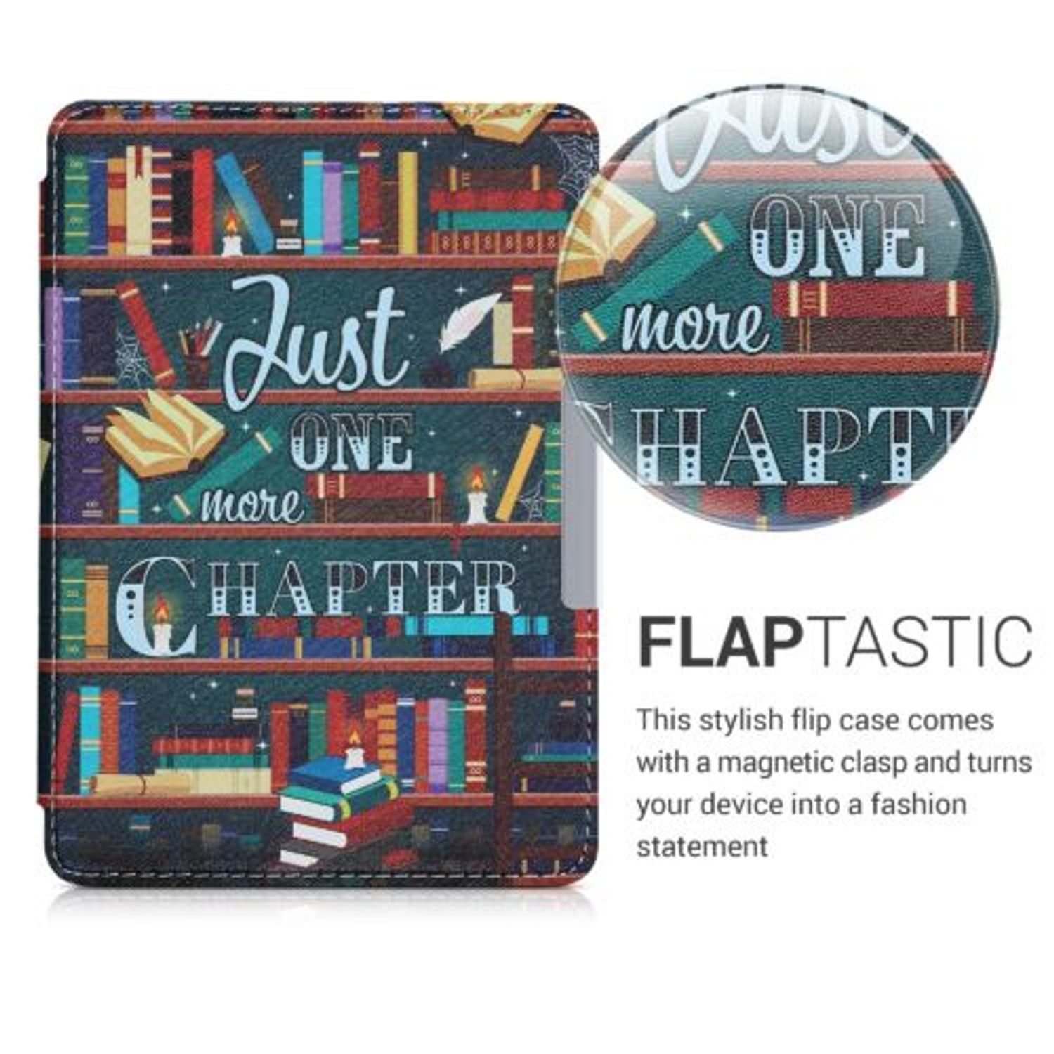 Husa pentru Kindle Paperwhite 10, Piele ecologica, Multicolor, Kwmobile, 46644.64 fotografia produsului View 3 L