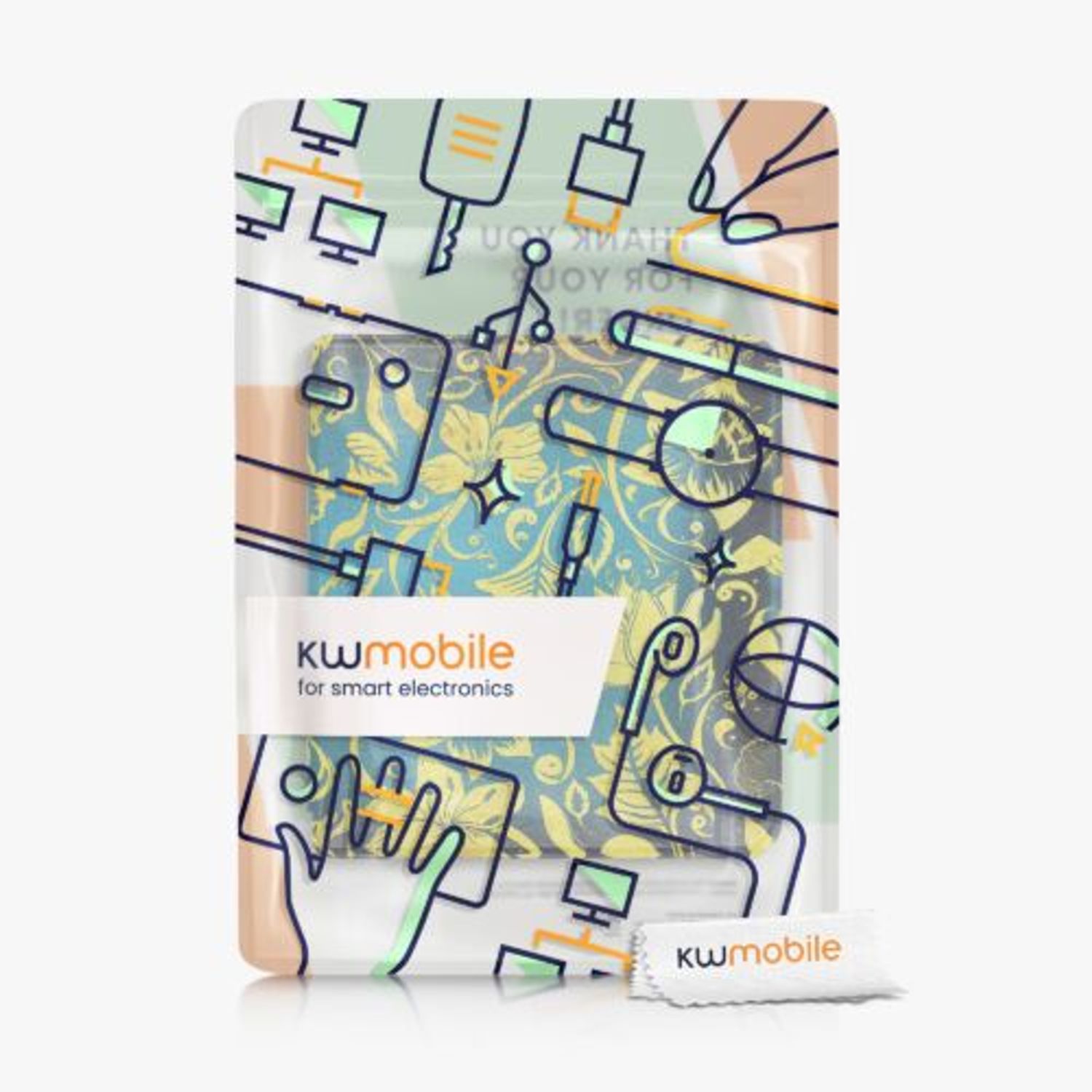 Husa pentru Kobo Libra 2, Kwmobile, Multicolor, Piele ecologica, 56575.32 fotografia produsului View 6 L