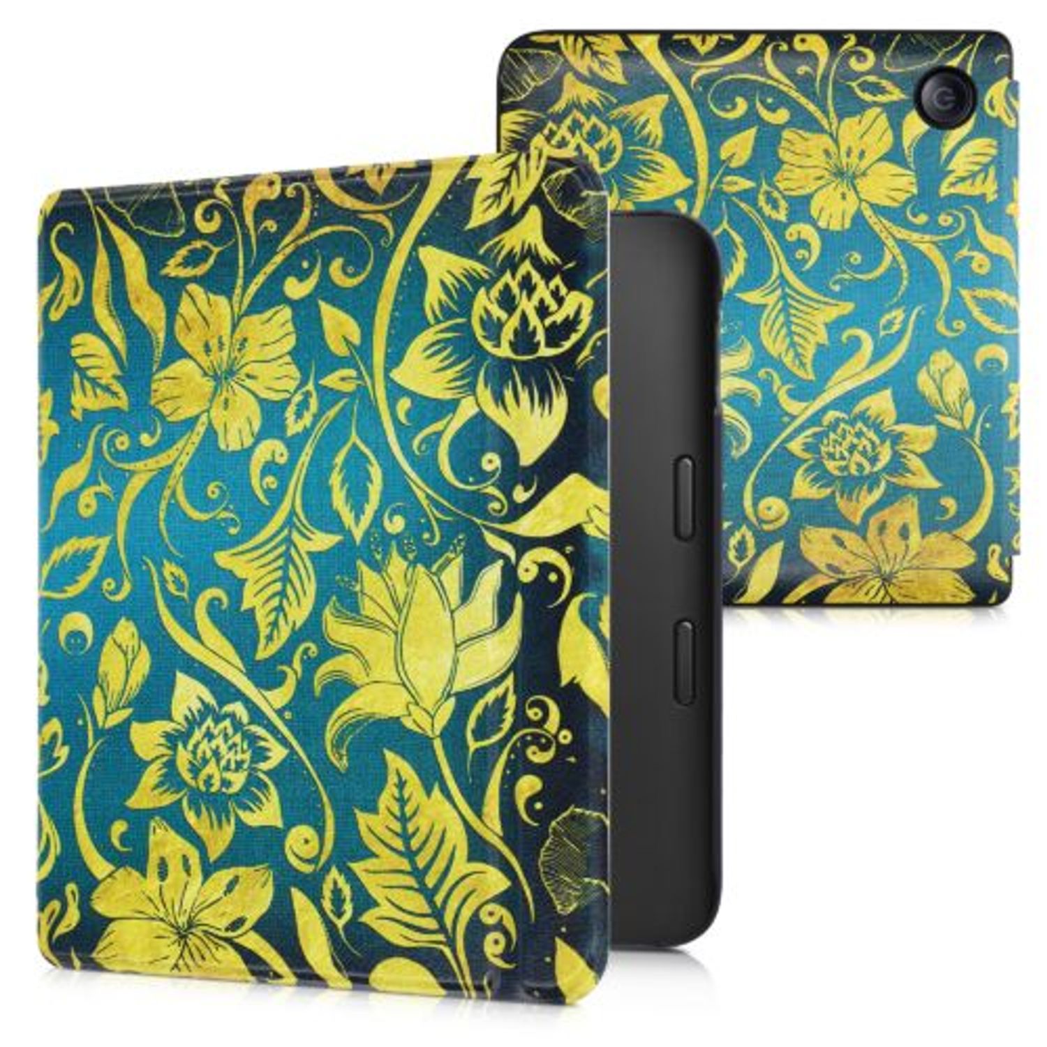 Husa pentru Kobo Libra 2, Kwmobile, Multicolor, Piele ecologica, 56575.32 fotografia produsului