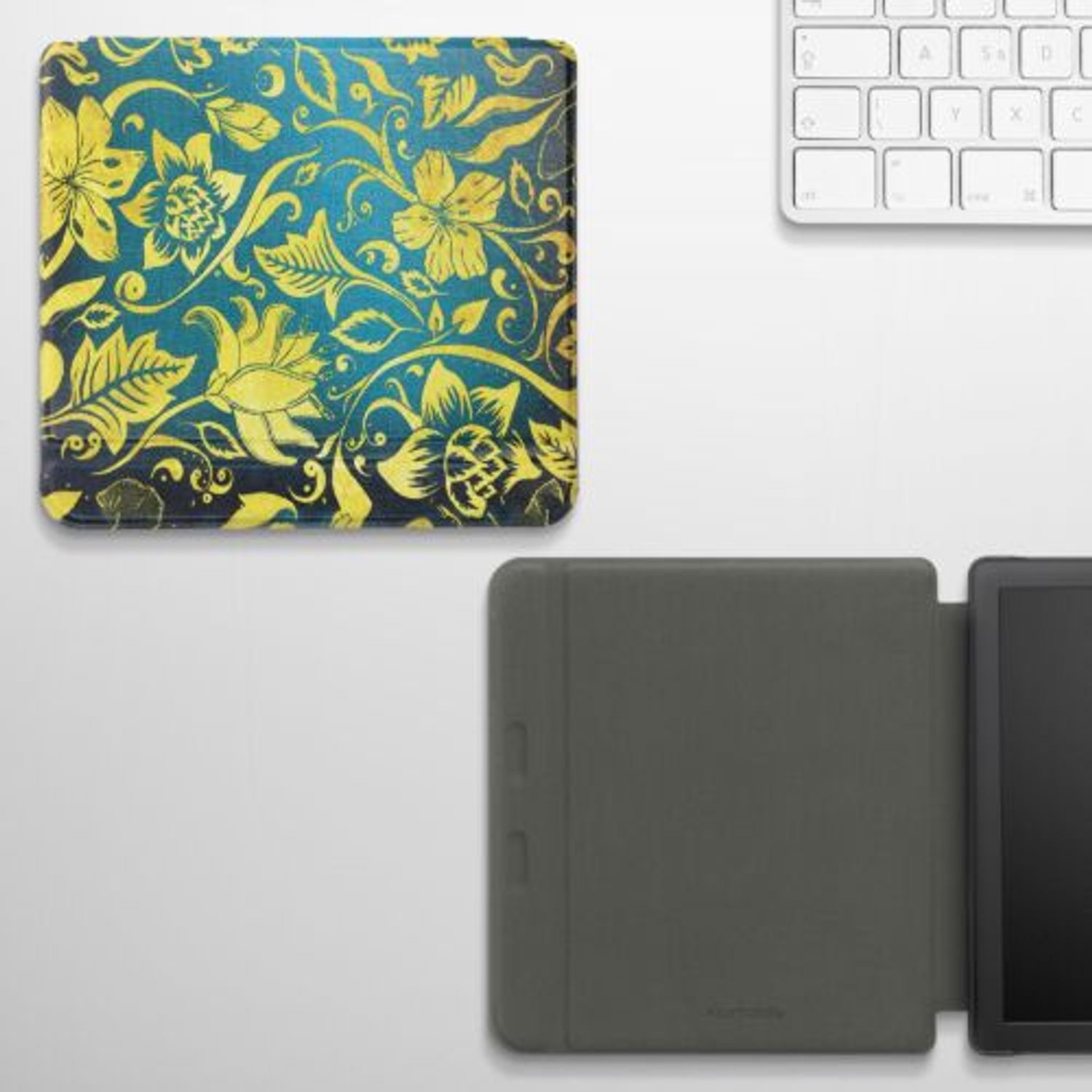 Husa pentru Kobo Libra 2, Kwmobile, Multicolor, Piele ecologica, 56575.32 fotografia produsului View 9 L