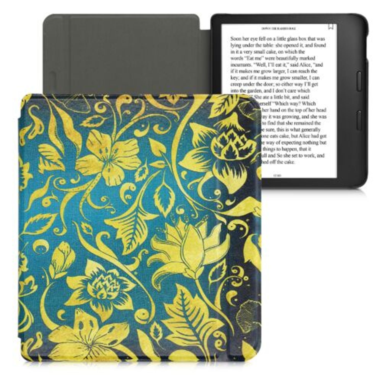 Husa pentru Kobo Libra 2, Kwmobile, Multicolor, Piele ecologica, 56575.32 fotografia produsului View 10 L