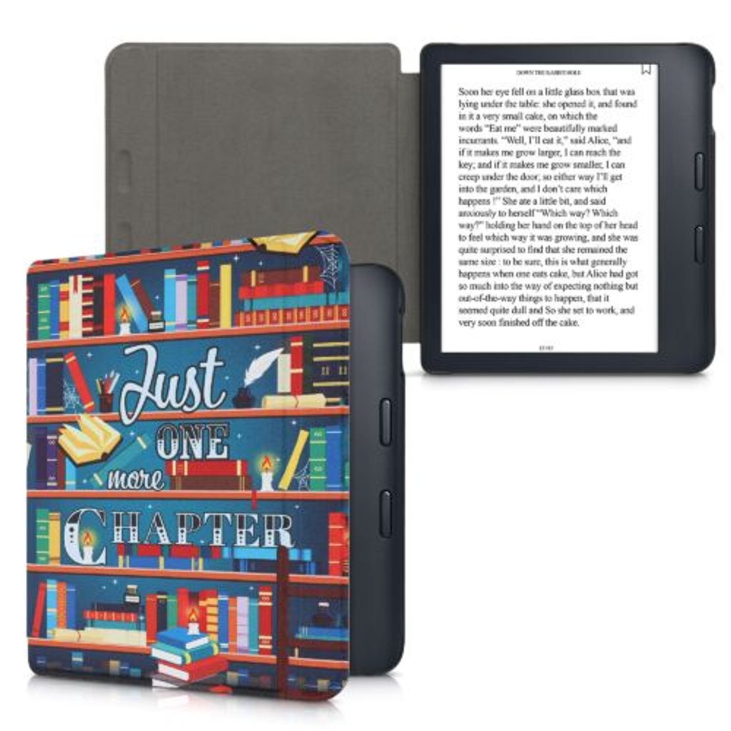 Husa pentru Kobo Libra 2, Kwmobile, Multicolor, Piele ecologica, 56575.13 fotografia produsului View 2 L