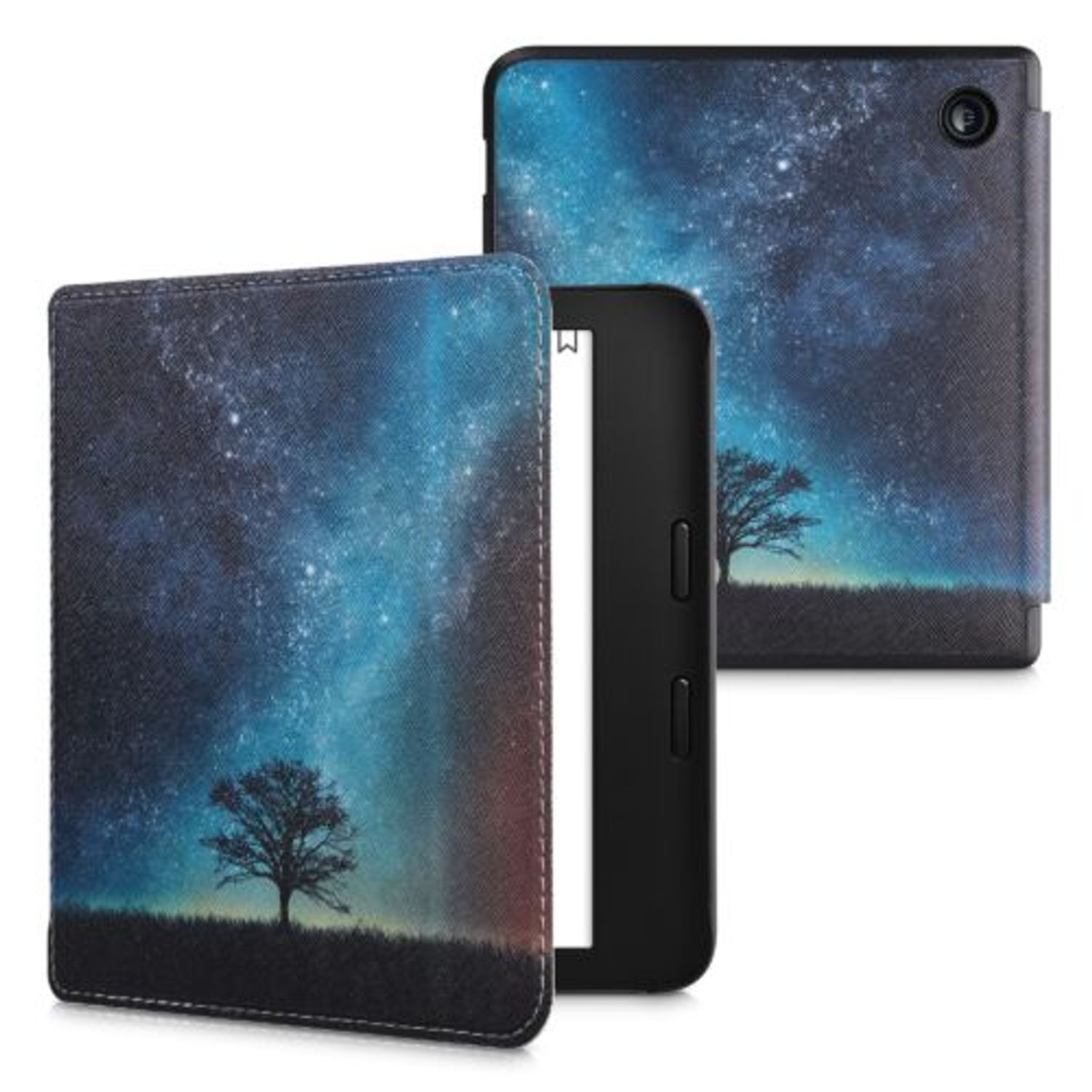 Husa pentru Kobo Libra 2, Kwmobile, Multicolor, Piele ecologica, 57845.03 fotografia produsului