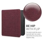 Husa pentru Kobo Libra 2, Kwmobile, Rosu, Textil, 57173.09 fotografia produsului View 3 S