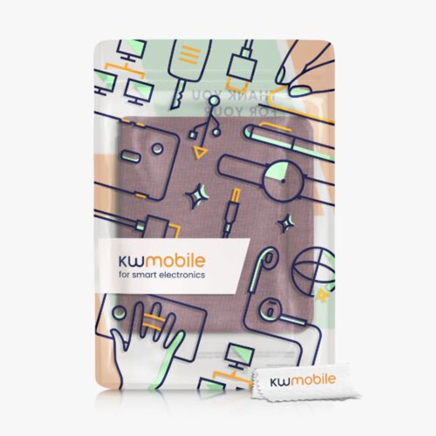 Husa pentru Kobo Libra 2, Kwmobile, Rosu, Textil, 57173.09 fotografia produsului View 7 L