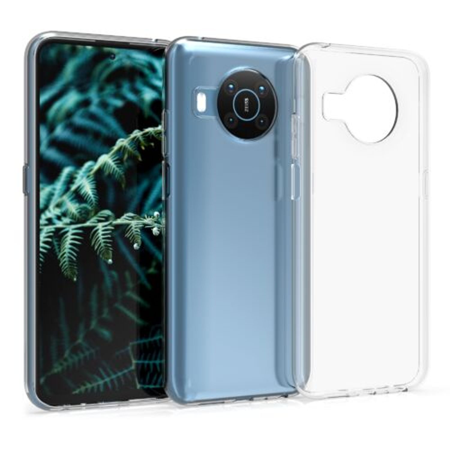Husa pentru Nokia X10/x20, Silicon, Transparent, 55633.03 fotografia produsului View 2 L