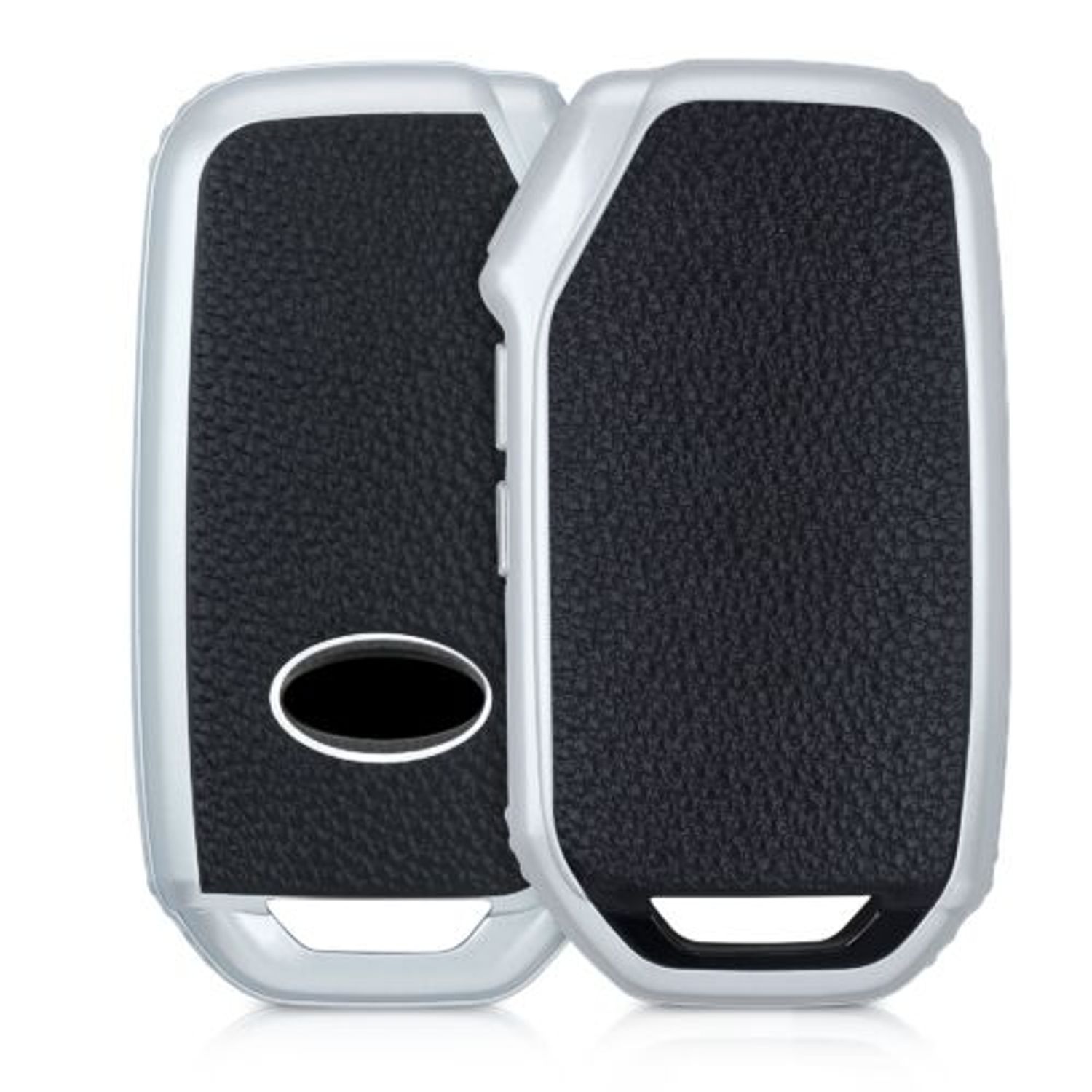 Husa Cheie Auto pentru Kia, 3 Butoane, Silicon, Silver, 54032.01 fotografia produsului