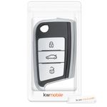 Husa Cheie Auto pentru VW, 3 Butoane, Silicon, Silver, 48037.35 fotografia produsului View 7 S