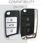Husa Cheie Auto pentru VW, 3 Butoane, Silicon, Silver, 48037.35 fotografia produsului View 6 S