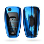 Husa Cheie Auto pentru Ford, 3 Butoane, Silicon, Negru, 50979.01 fotografia produsului