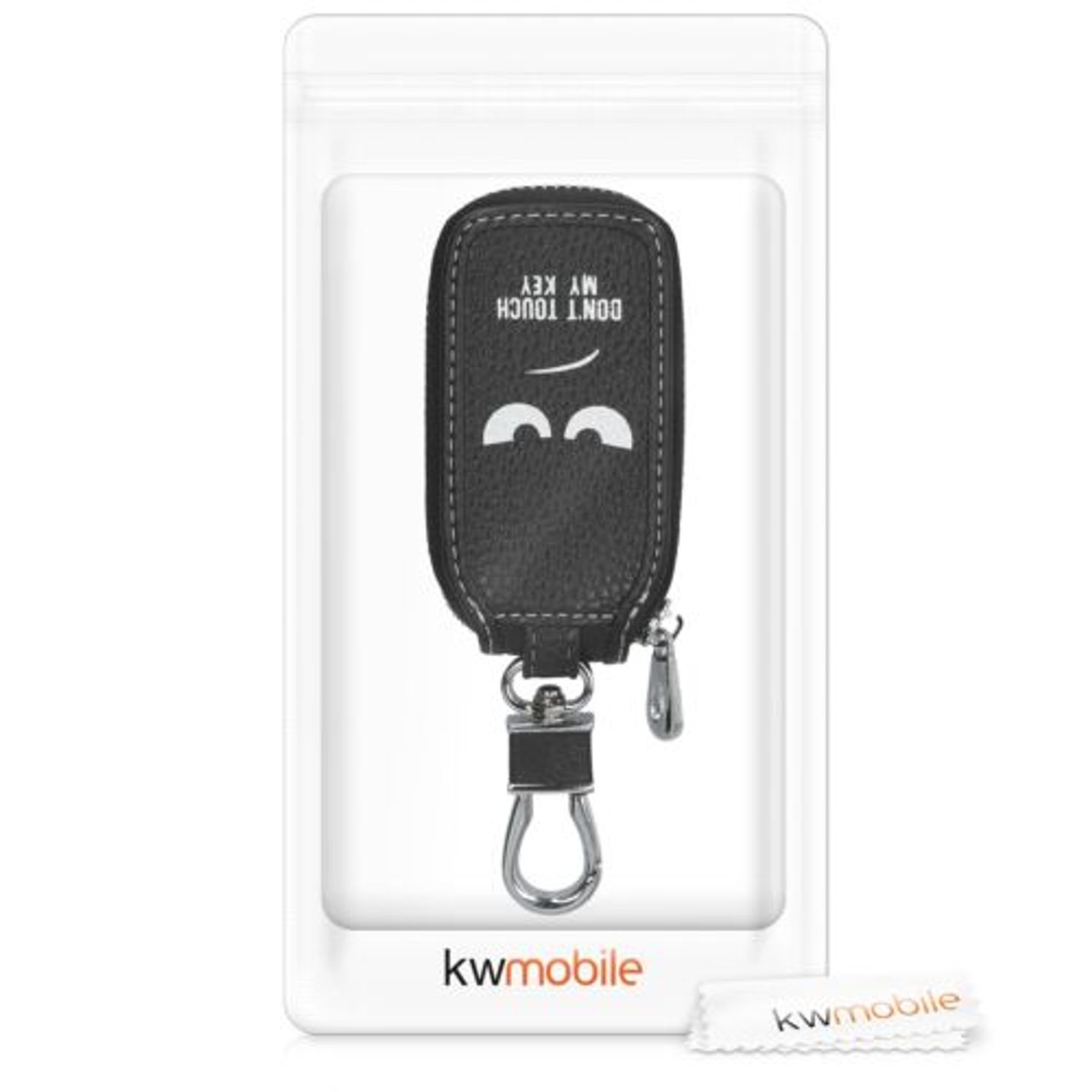 Husa Cheie Auto pentru Universal, Universal, Piele ecologica, Alb, 47762.01 fotografia produsului View 6 L