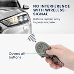 Husa Cheie Auto pentru Mini, 3 Butoane, Kwmobile, Piele nabuc, Gri, 57029.01 fotografia produsului View 4 S