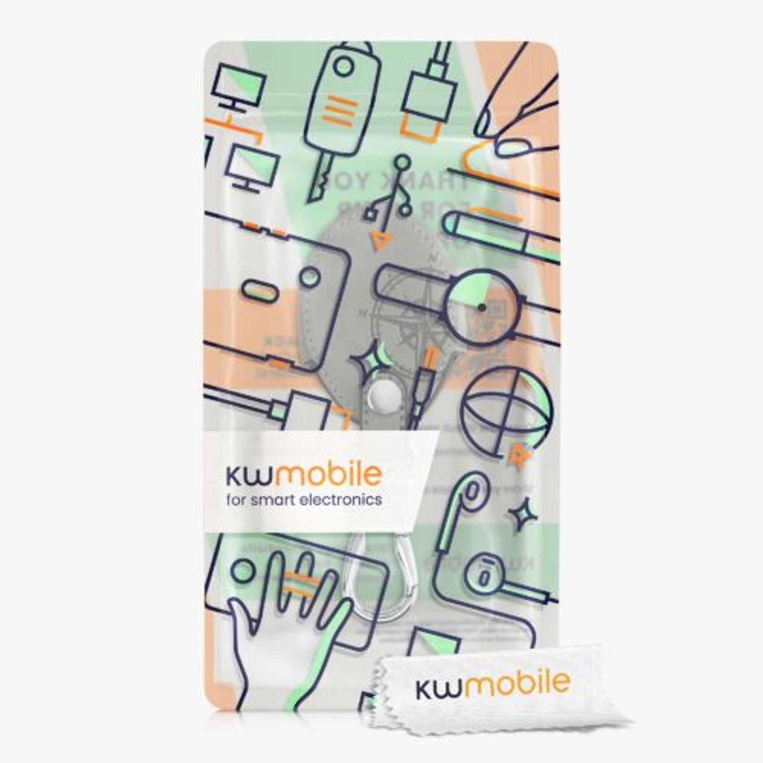 Husa Cheie Auto pentru Mini, 3 Butoane, Kwmobile, Piele nabuc, Gri, 57029.01 fotografia produsului View 8 L