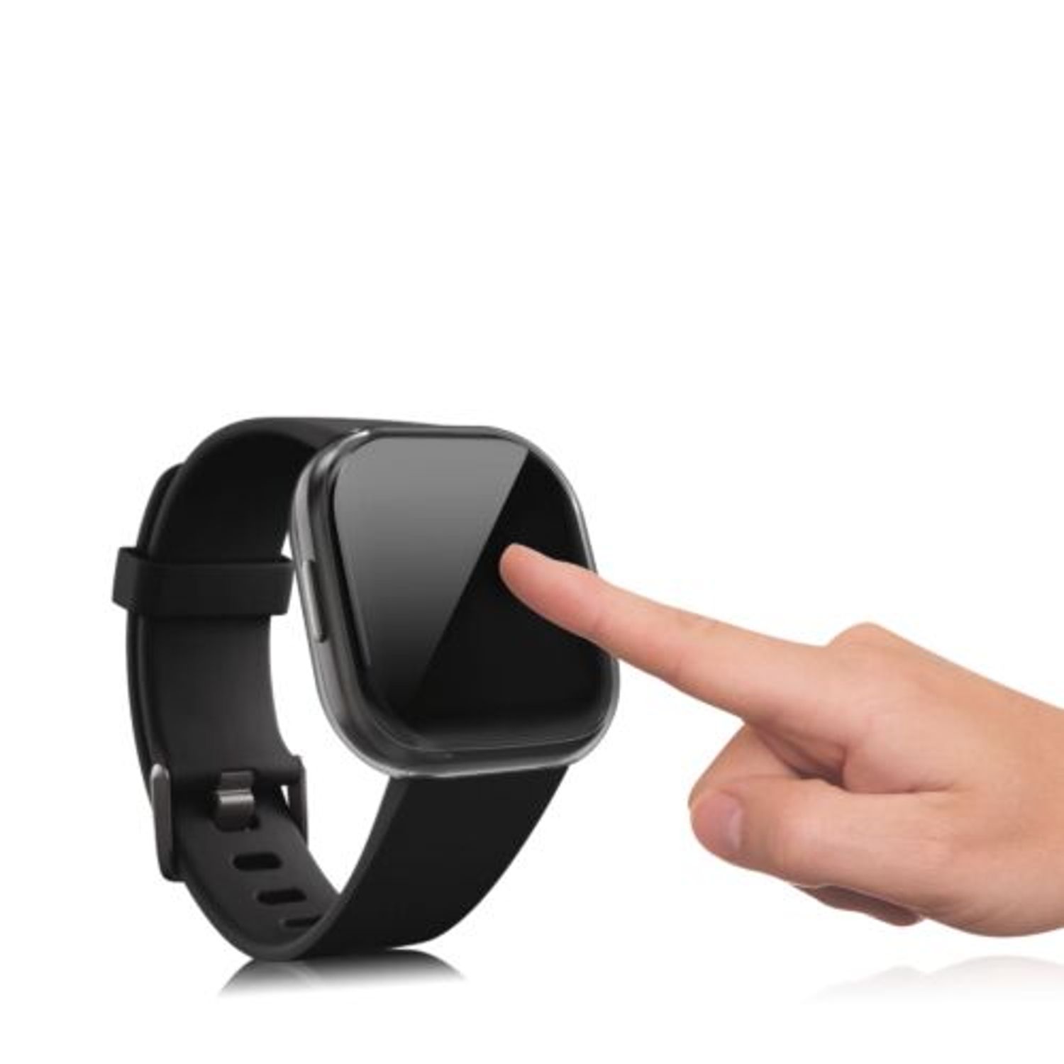 Set 2 huse pentru Fitbit Versa 3/Sense, Silicon, Transparent, 53390.01 fotografia produsului View 6 L