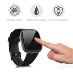 Set 2 huse pentru Fitbit Versa 3/Sense, Silicon, Transparent, 53390.01 fotografia produsului View 10 S