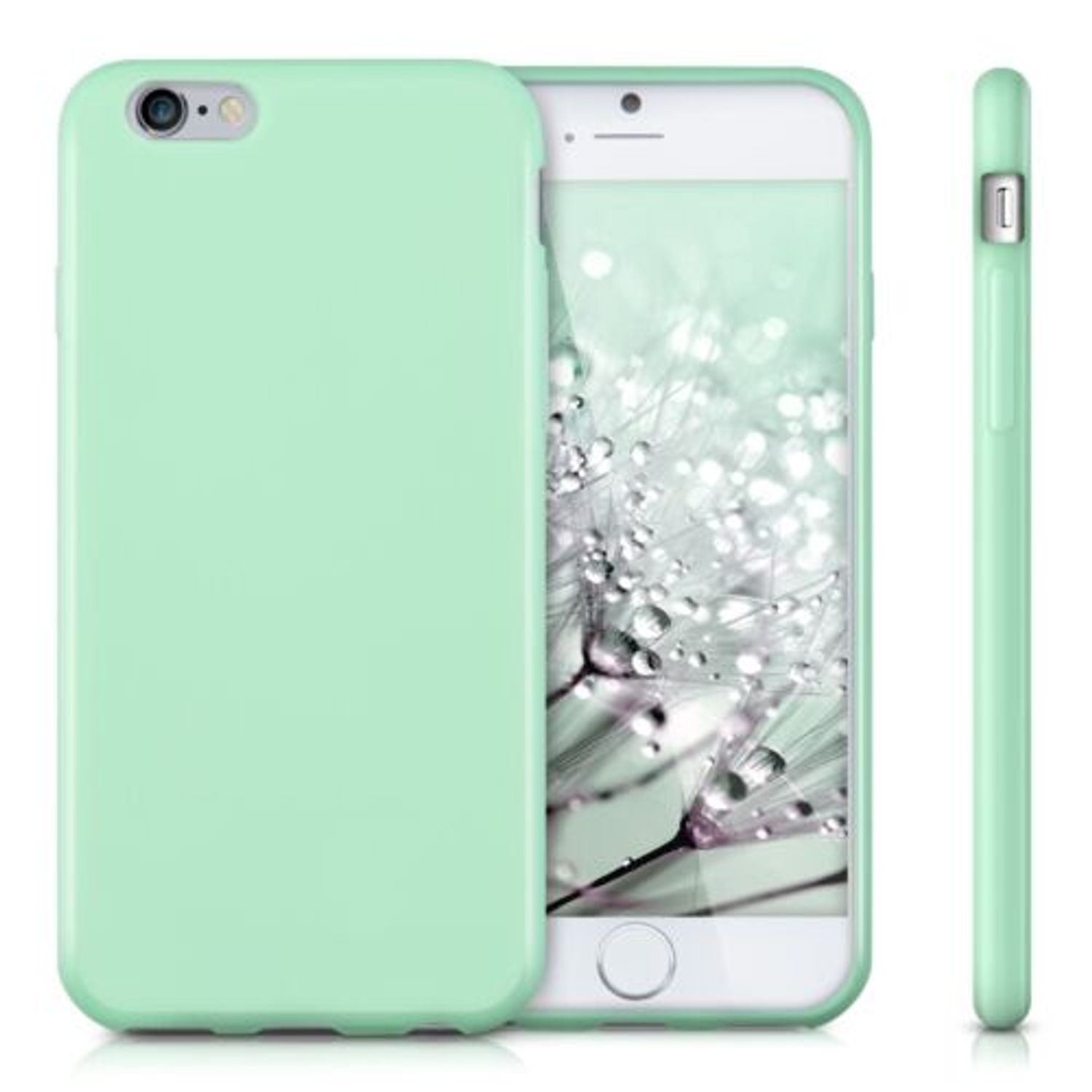 Husa pentru Apple iPhone 6/iPhone 6s, Silicon, Verde, 35176.07 fotografia produsului View 4 L
