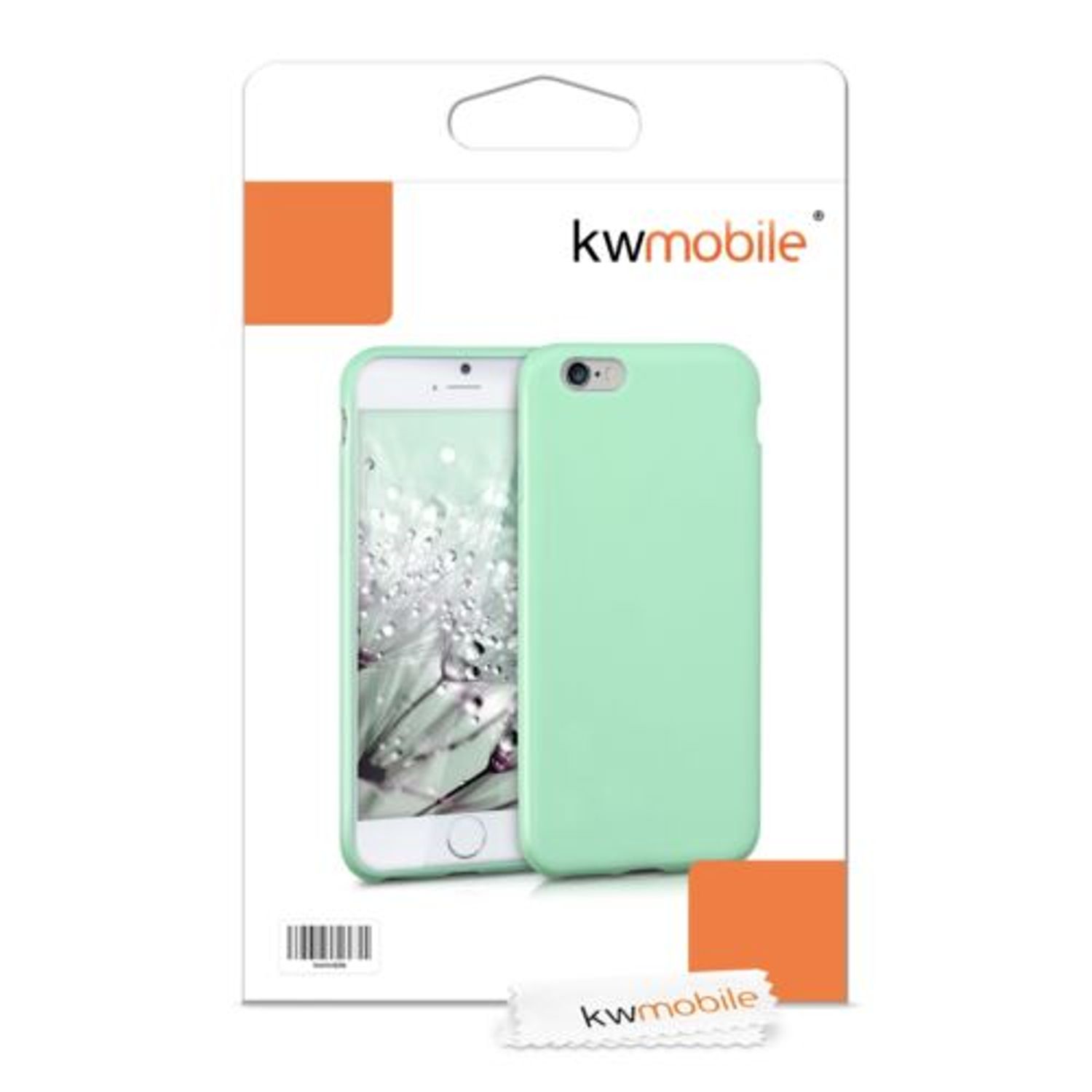 Husa pentru Apple iPhone 6/iPhone 6s, Silicon, Verde, 35176.07 fotografia produsului View 6 L