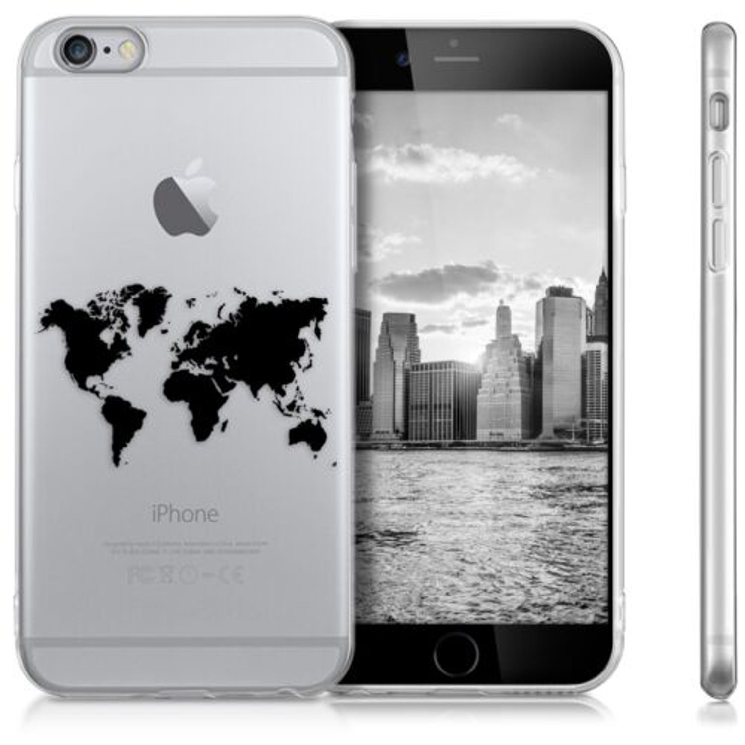 Husa pentru Apple iPhone 6/iPhone 6s, Silicon, Negru, 39429.17 fotografia produsului View 2 L