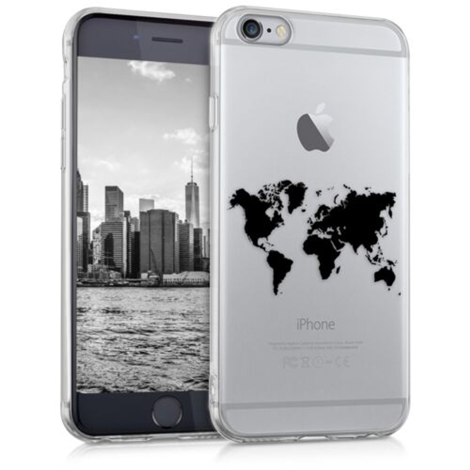 Husa pentru Apple iPhone 6/iPhone 6s, Silicon, Negru, 39429.17 fotografia produsului