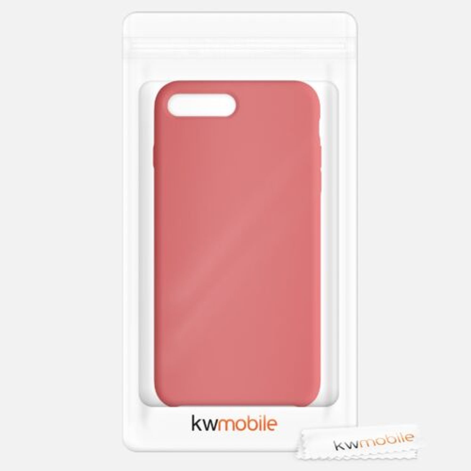 Husa pentru Apple iPhone 8 Plus/iPhone 7 Plus, Silicon, Roz, 40842.219 fotografia produsului View 7 L