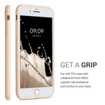 Husa pentru iPhone 8 Plus/iPhone 7 Plus, Silicon, Crem, 49102.154 fotografia produsului View 14 S