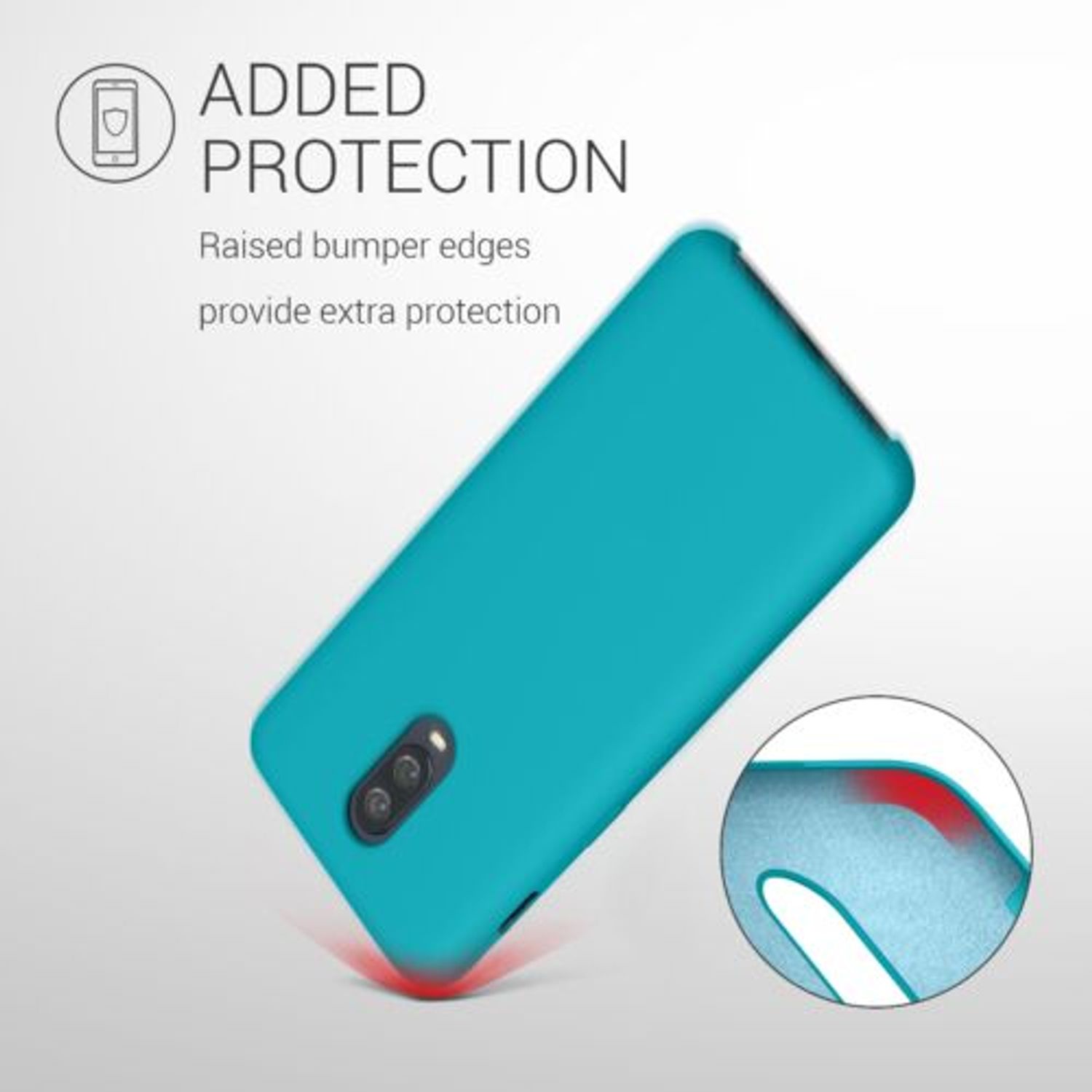 Husa pentru OnePlus 6T, Silicon, Albastru, 46316.205 fotografia produsului View 6 L
