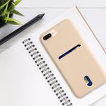 Husa pentru iPhone 8 Plus/iPhone 7 Plus, Silicon, Crem, 49102.154 fotografia produsului View 16 S