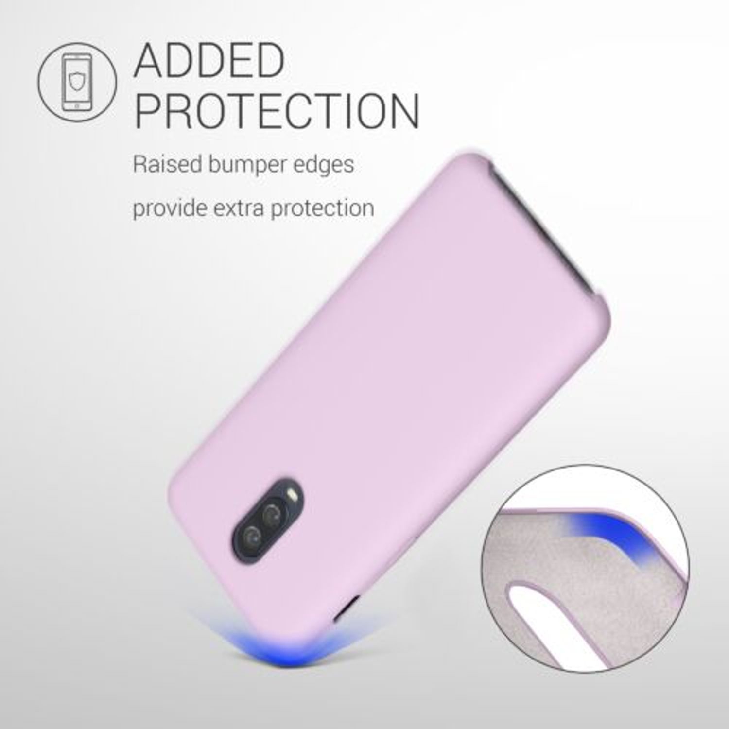 Husa pentru OnePlus 6T, Silicon, Mov, 46316.140 fotografia produsului View 5 L