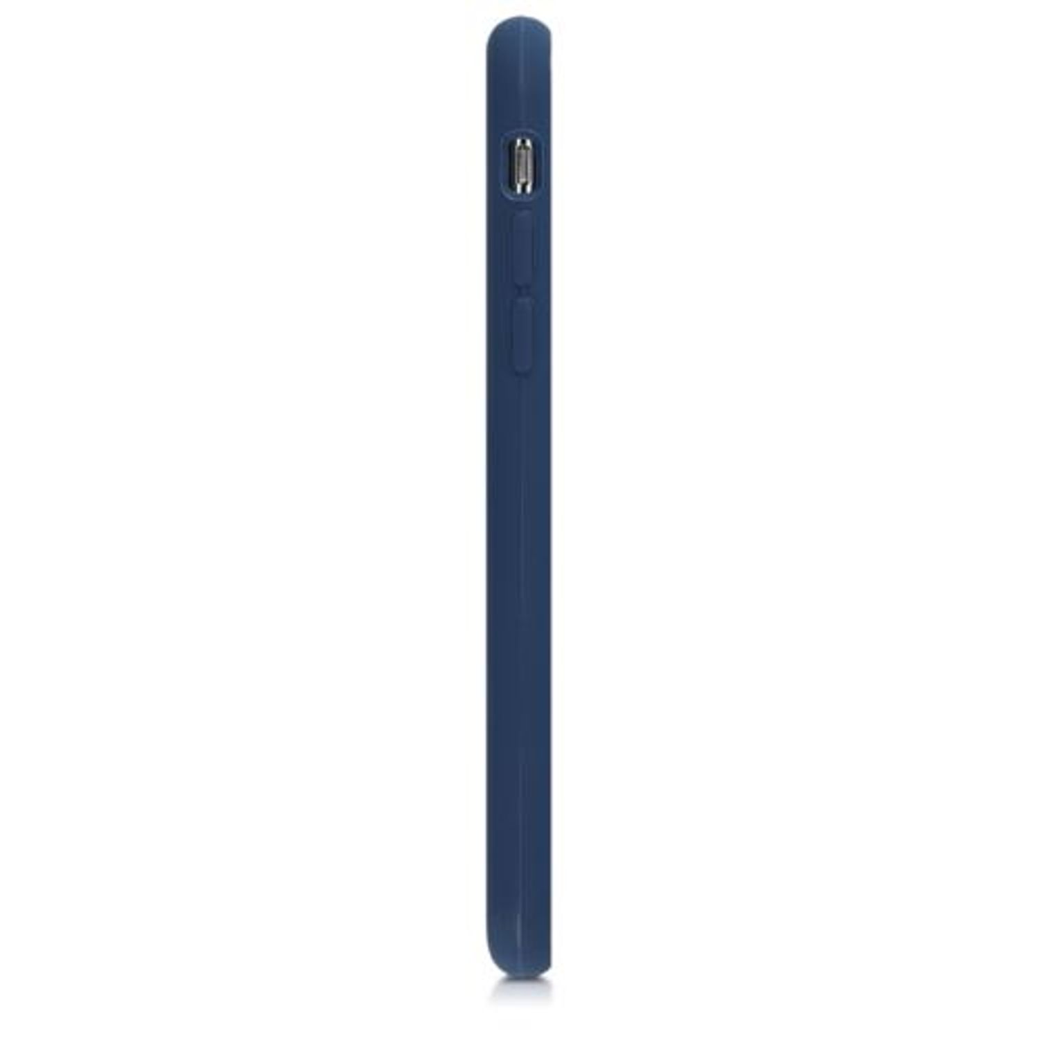 Husa pentru Apple iPhone X/iPhone XS, Silicon, Albastru, 46313.116 fotografia produsului View 3 L