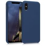Husa pentru Apple iPhone X/iPhone XS, Silicon, Albastru, 46313.116 fotografia produsului