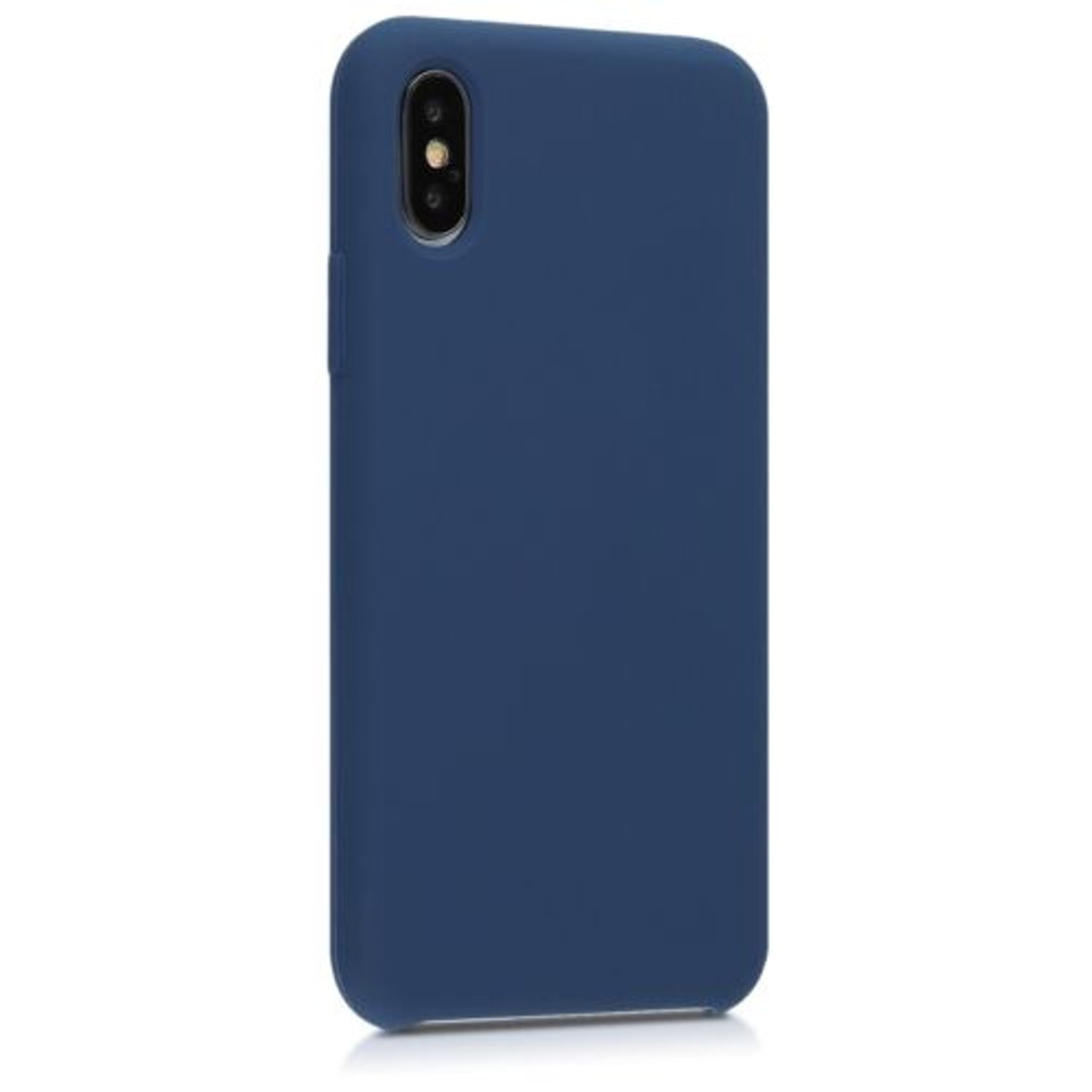 Husa pentru Apple iPhone X/iPhone XS, Silicon, Albastru, 46313.116 fotografia produsului View 7 L