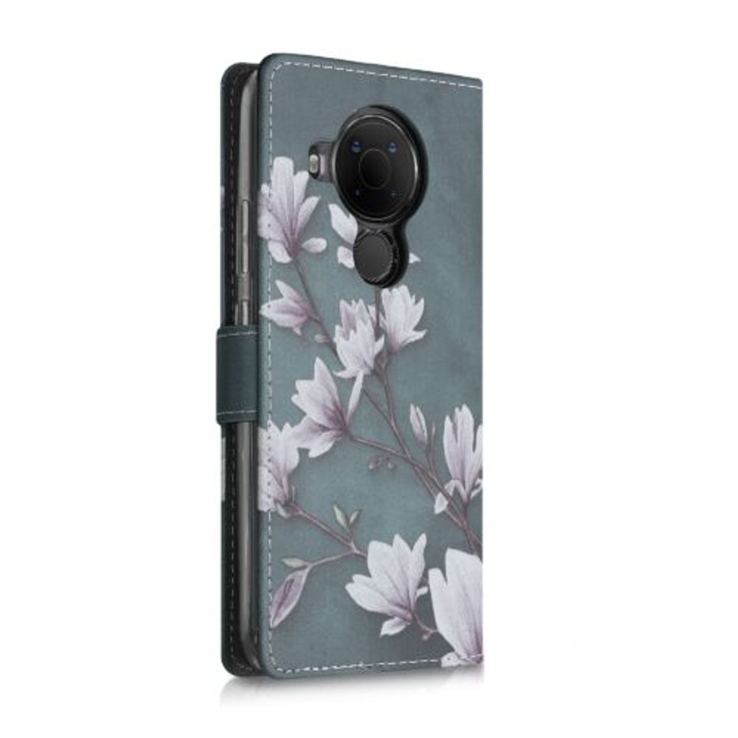 Husa pentru Nokia 5.4, Piele ecologica, Multicolor, 54405.01 fotografia produsului View 5 L