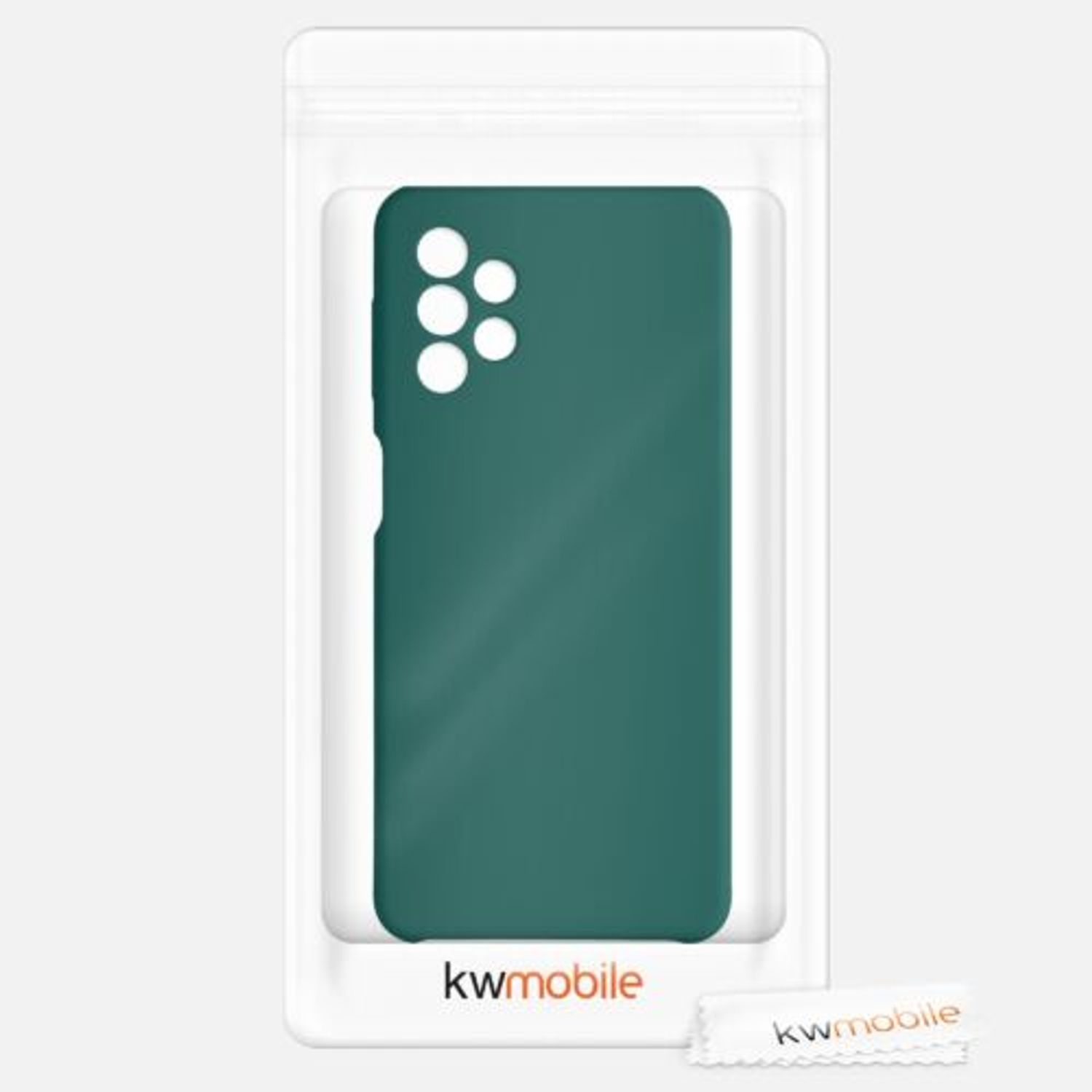 Husa pentru Samsung Galaxy A32 5G, Silicon, Verde, 54336.184 fotografia produsului View 7 L