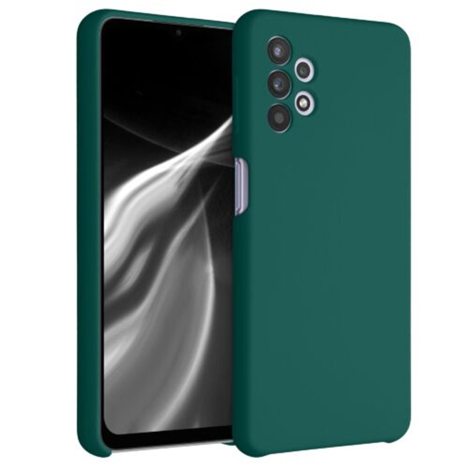 Husa pentru Samsung Galaxy A32 5G, Silicon, Verde, 54336.184 fotografia produsului