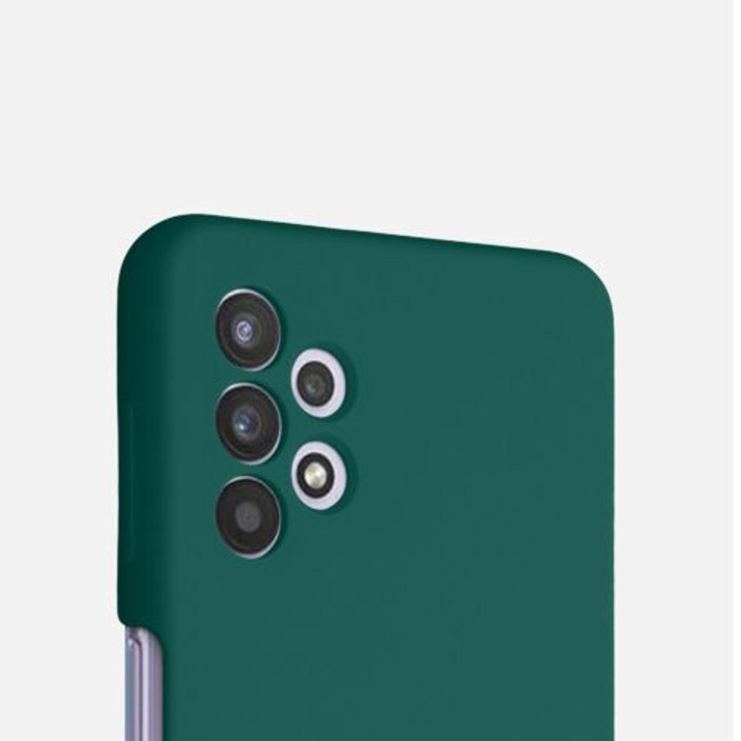 Husa pentru Samsung Galaxy A32 5G, Silicon, Verde, 54336.184 fotografia produsului View 8 L