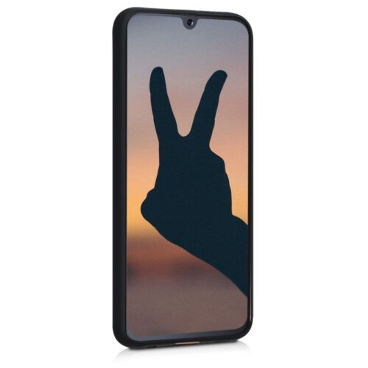 Husa pentru Samsung Galaxy A40, Silicon, Negru, 49523.03 fotografia produsului View 3 L