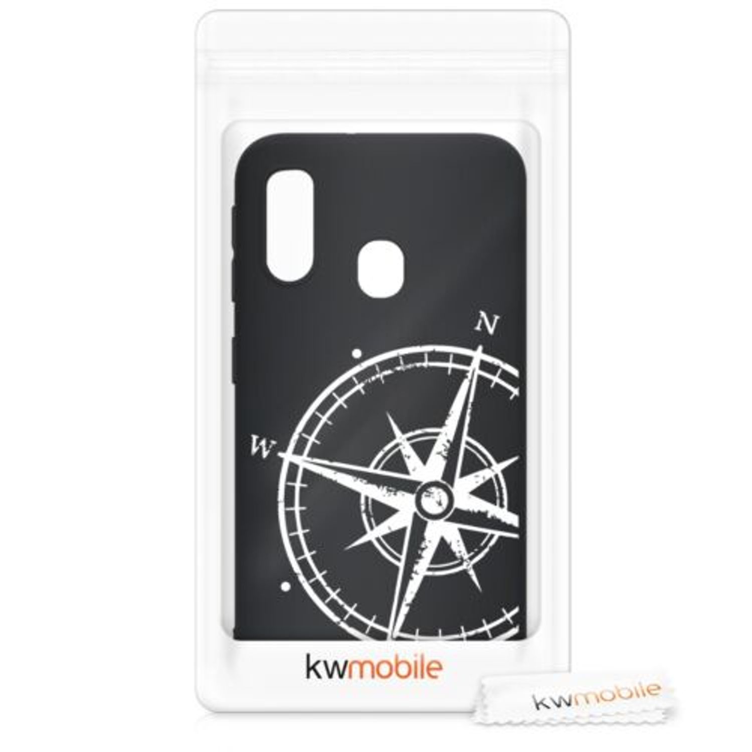 Husa pentru Samsung Galaxy A40, Silicon, Negru, 49523.03 fotografia produsului View 7 L