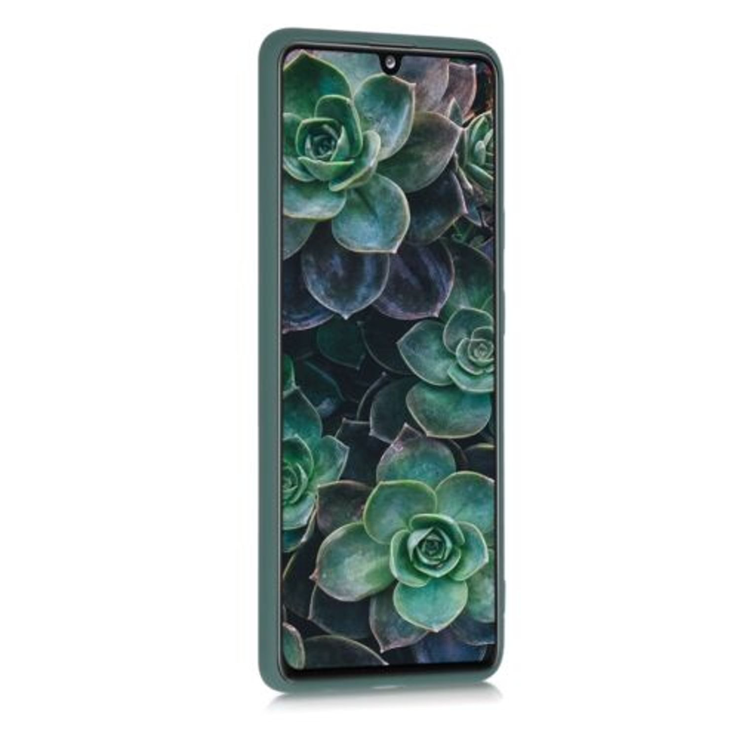 Husa pentru Samsung Galaxy A41, Silicon, Verde, 52251.171 fotografia produsului View 3 L