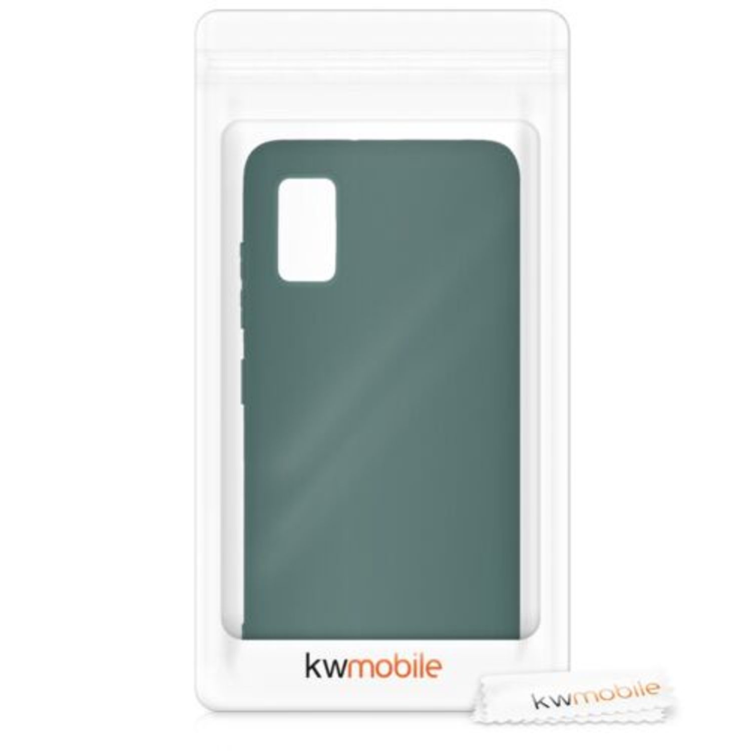 Husa pentru Samsung Galaxy A41, Silicon, Verde, 52251.171 fotografia produsului View 7 L