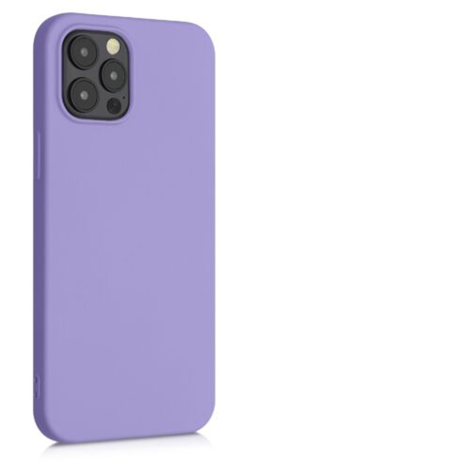 Husa pentru iPhone 12 Pro Max, Silicon, Mov, 52714.222 fotografia produsului View 7 L